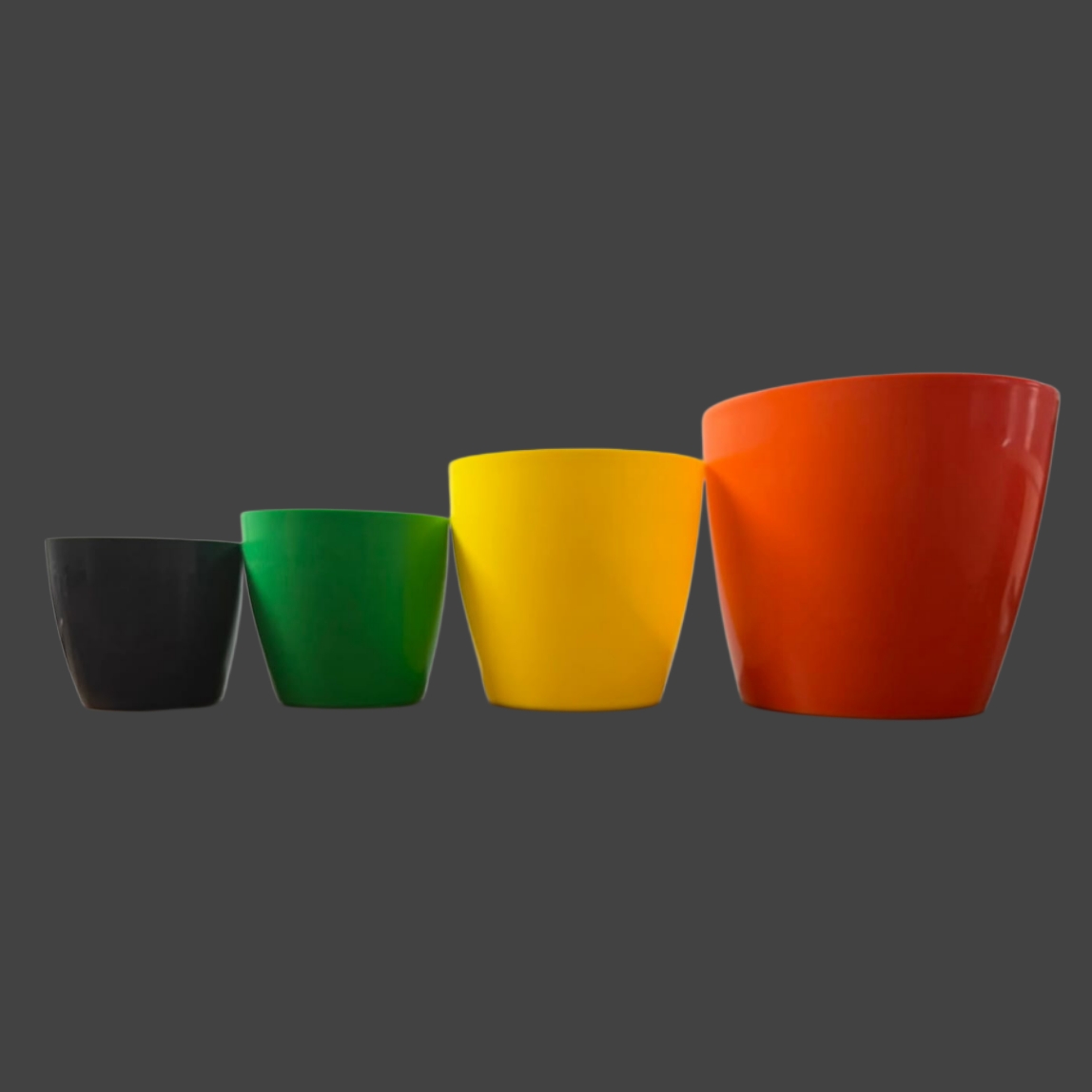 Modern Plastic Planters - UV Resistant